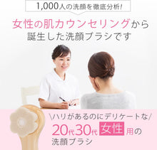 画像をギャラリービューアに読み込む, 〈女性用〉洗顔ブラシと小鼻洗浄ブラシのセット