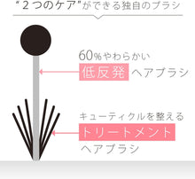 画像をギャラリービューアに読み込む, 〈Wケア〉低反発ヘアブラシ